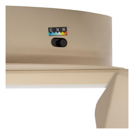 Lucide MENUET - Plafonnier - Ø 60 cm - LED Dim. - CCT - 1x46W 2200K/3000K - Taupe - Premium