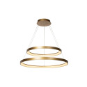 Lucide VIDAL - Suspension - Ø 78 cm - LED Dim. - 1x92W 2700K - Or Mat / Laiton - Premium
