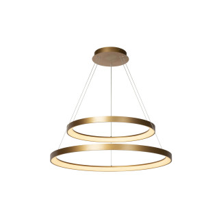 Lucide VIDAL - Suspension - Ø 78 cm - LED Dim. - 1x92W 2700K - Or Mat / Laiton - Premium