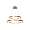 Lucide VIDAL - Suspension - Ø 78 cm - LED Dim. - 1x92W 2700K - Or Mat / Laiton - Premium