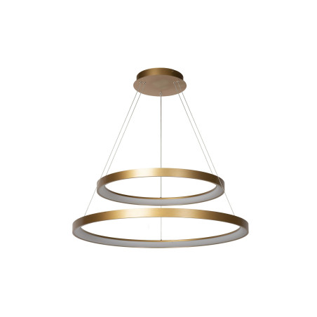 Lucide VIDAL - Suspension - Ø 78 cm - LED Dim. - 1x92W 2700K - Or Mat / Laiton - Premium