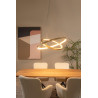 Lucide VIDAL - Suspension - Ø 78 cm - LED Dim. - 1x92W 2700K - Or Mat / Laiton - Premium