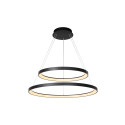 Lucide VIDAL - Suspension - Ø 78 cm - LED Dim. - 1x92W 2700K - Noir - Premium