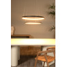 Lucide VIDAL - Suspension - Ø 78 cm - LED Dim. - 1x92W 2700K - Noir - Premium