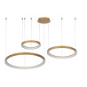 Lucide VIDAL - Suspension - Ø 78 cm - LED Dim. - 1x120W 2700K - Or Mat / Laiton - Premium