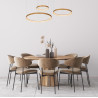 Lucide VIDAL - Suspension - Ø 78 cm - LED Dim. - 1x120W 2700K - Or Mat / Laiton - Premium