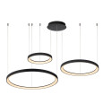 Lucide VIDAL - Suspension - Ø 78 cm - LED Dim. - 1x120W 2700K - Noir - Premium