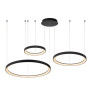 Lucide VIDAL - Suspension - Ø 78 cm - LED Dim. - 1x120W 2700K - Noir - Premium