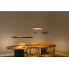 Lucide VIDAL - Suspension - Ø 78 cm - LED Dim. - 1x120W 2700K - Noir - Premium