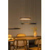 Lucide VIDAL - Suspension - Ø 78 cm - LED Dim. - 1x120W 2700K - Noir - Premium