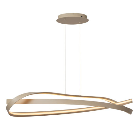 Lucide MENUET - Suspension - LED Dim. - CCT - 1x46W 2200K/3000K - Taupe - Premium