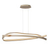 Lucide MENUET - Suspension - LED Dim. - CCT - 1x46W 2200K/3000K - Taupe - Premium
