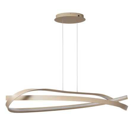 Lucide MENUET - Suspension - LED Dim. - CCT - 1x46W 2200K/3000K - Taupe - Premium