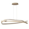 Lucide MENUET - Suspension - LED Dim. - CCT - 1x46W 2200K/3000K - Taupe - Premium