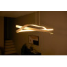 Lucide MENUET - Suspension - LED Dim. - CCT - 1x46W 2200K/3000K - Taupe - Premium