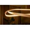 Lucide MENUET - Suspension - LED Dim. - CCT - 1x46W 2200K/3000K - Taupe - Premium