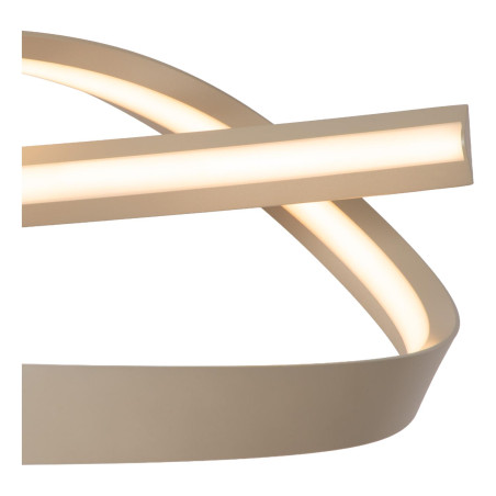 Lucide MENUET - Suspension - LED Dim. - CCT - 1x46W 2200K/3000K - Taupe - Premium