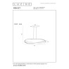 Lucide MENUET - Suspension - LED Dim. - CCT - 1x46W 2200K/3000K - Taupe - Premium