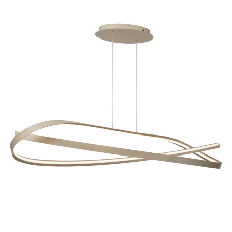 Lucide MENUET - Suspension - LED Dim. - CCT - 1x58W 2200K/3000K - Taupe - Premium