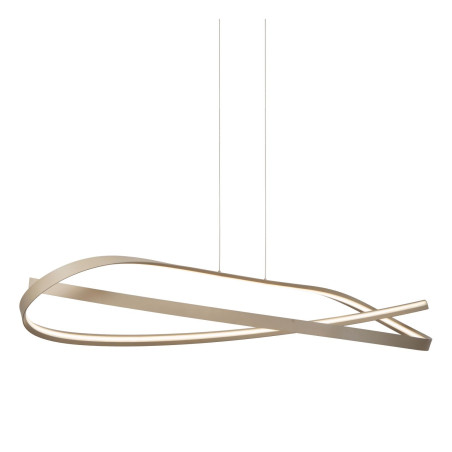Lucide MENUET - Suspension - LED Dim. - CCT - 1x58W 2200K/3000K - Taupe - Premium
