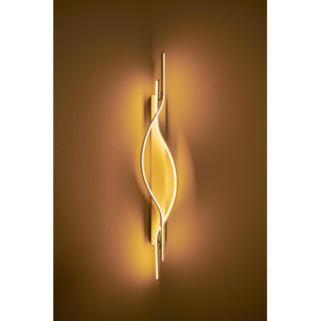 Lucide LAMBADA - Applique murale - LED Dim. - 1x20W 2700K - Champagne Couleur - Premium
