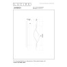 Lucide LAMBADA - Applique murale - LED Dim. - 1x20W 2700K - Champagne Couleur - Premium