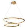 Lucide SARDANA - Suspension - Ø 80 cm - LED Dim. - 1x74W 2700K - Or Mat / Laiton - Premium