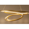 Lucide SARDANA - Suspension - Ø 80 cm - LED Dim. - 1x74W 2700K - Or Mat / Laiton - Premium
