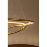 Lucide SARDANA - Suspension - Ø 80 cm - LED Dim. - 1x74W 2700K - Or Mat / Laiton - Premium
