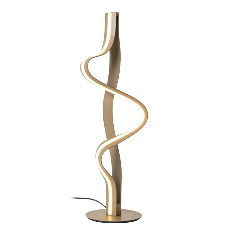 Lucide LAMBADA - Lampe de table - LED Dim. - 1x19W 2700K - Champagne Couleur - Premium