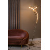 Lucide SARDANA - Lampadaire - Ø 44 cm - LED Dim. - 1x28W 2700K - Or Mat / Laiton - Premium