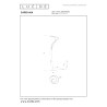 Lucide SARDANA - Lampadaire - Ø 44 cm - LED Dim. - 1x28W 2700K - Or Mat / Laiton - Premium