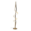 Lucide LAMBADA - Lampadaire - LED Dim. - 1x38W 2700K - Or Mat / Laiton - Premium