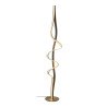 Lucide LAMBADA - Lampadaire - LED Dim. - 1x38W 2700K - Or Mat / Laiton - Premium