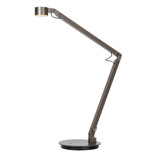 Lucide OGDEN - Lampe de bureau - LED 3 StepDim - 1x7W 3000K - Fer gris - Premium
