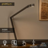 Lucide OGDEN - Lampe de bureau - LED 3 StepDim - 1x7W 3000K - Fer gris - Premium