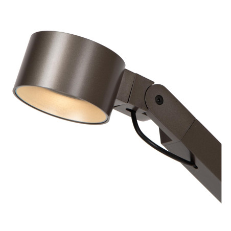 Lucide OGDEN - Lampe de bureau - LED 3 StepDim - 1x7W 3000K - Fer gris - Premium