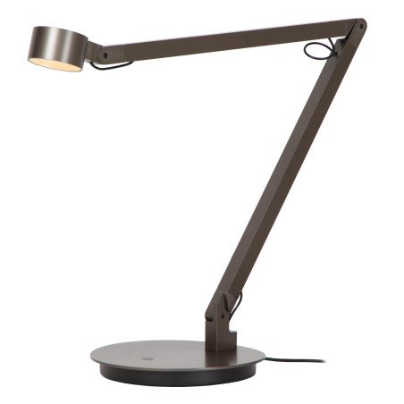 Lucide OGDEN - Lampe de bureau - LED 3 StepDim - 1x7W 3000K - Fer gris - Premium