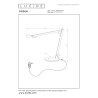 Lucide OGDEN - Lampe de bureau - LED 3 StepDim - 1x7W 3000K - Fer gris - Premium
