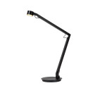 Lucide OGDEN - Lampe de bureau - LED 3 StepDim - 1x7W 3000K - Noir - Premium
