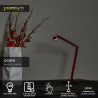 Lucide OGDEN - Lampe de bureau - LED 3 StepDim - 1x7W 3000K - Rouge - Premium