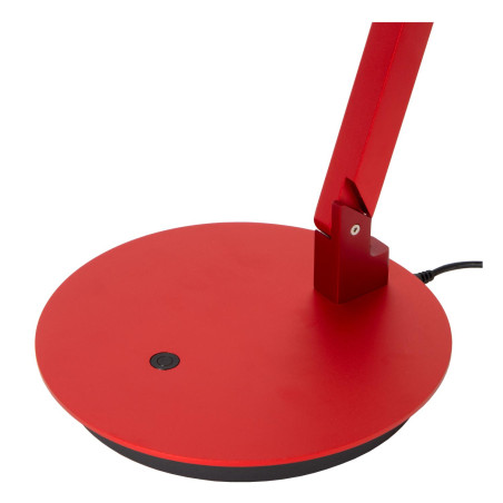 Lucide OGDEN - Lampe de bureau - LED 3 StepDim - 1x7W 3000K - Rouge - Premium