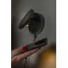 Lucide UFOR - Applique murale - Ø 12 cm - LED Dim to warm - 1800K/3000K - Noir - Premium