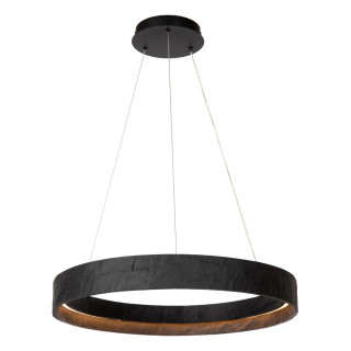 Lucide ADELANTE - Suspension - Ø 60 cm - LED Dim. - CCT - 1x36W 2200K/3300K - Noir - Premium