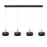 Lucide ADELANTE - Suspension - Ø 60 cm - LED Dim. - CCT - 1x36W 2200K/3300K - Noir - Premium