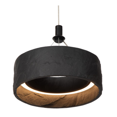 Lucide ADELANTE - Suspension - Ø 60 cm - LED Dim. - CCT - 1x36W 2200K/3300K - Noir - Premium