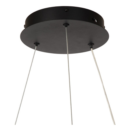 Lucide ADELANTE - Suspension - LED Dim. - CCT - 4x10W 2200K/3300K - Noir - Premium