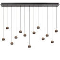 Lucide MONTANA - Suspension - LED Dim. - CCT - 13x5,7W 2700K/4000K - Fer gris - Premium