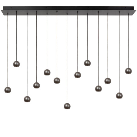 Lucide MONTANA - Suspension - LED Dim. - CCT - 13x5,7W 2700K/4000K - Fer gris - Premium