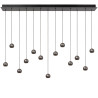 Lucide MONTANA - Suspension - LED Dim. - CCT - 13x5,7W 2700K/4000K - Fer gris - Premium